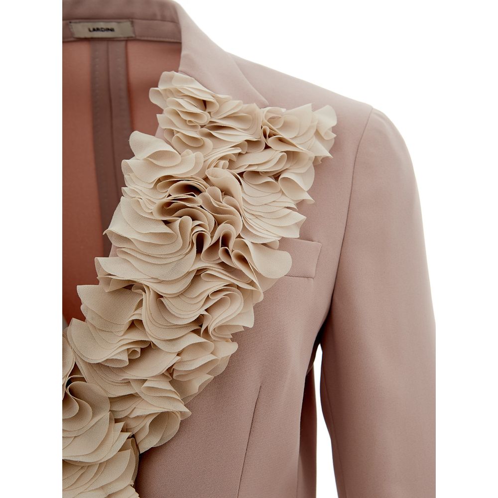 Lardini Grauer Polyester-Mantel